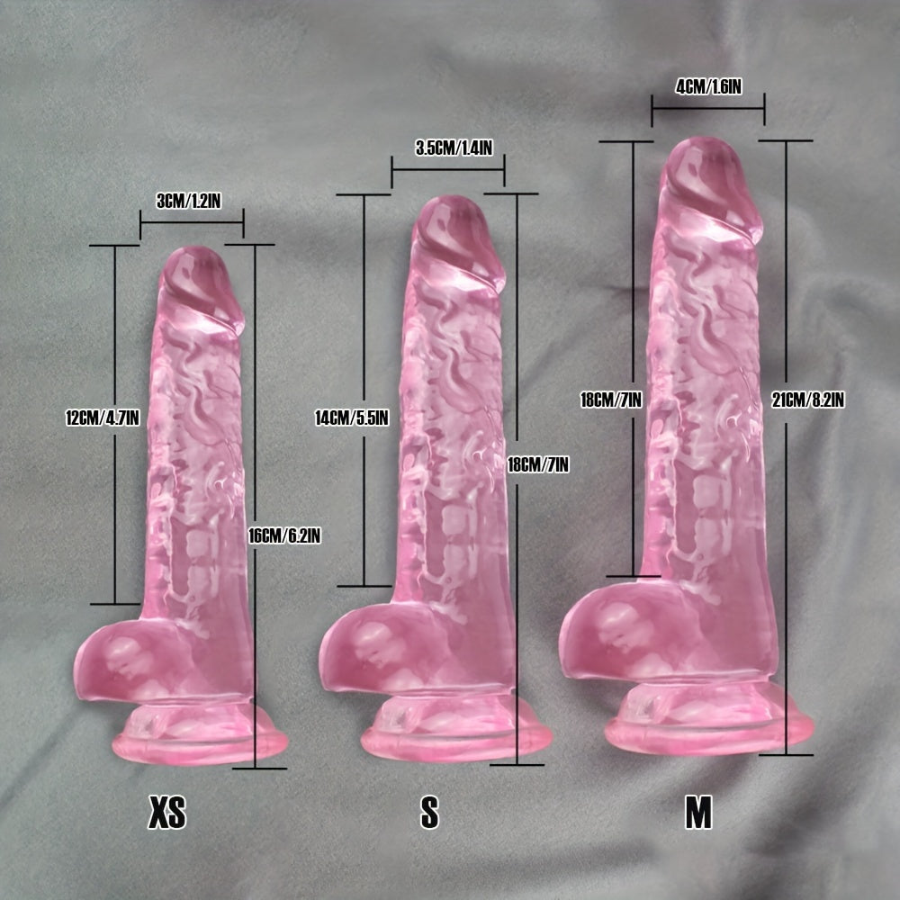 Dildo Realista Transparente