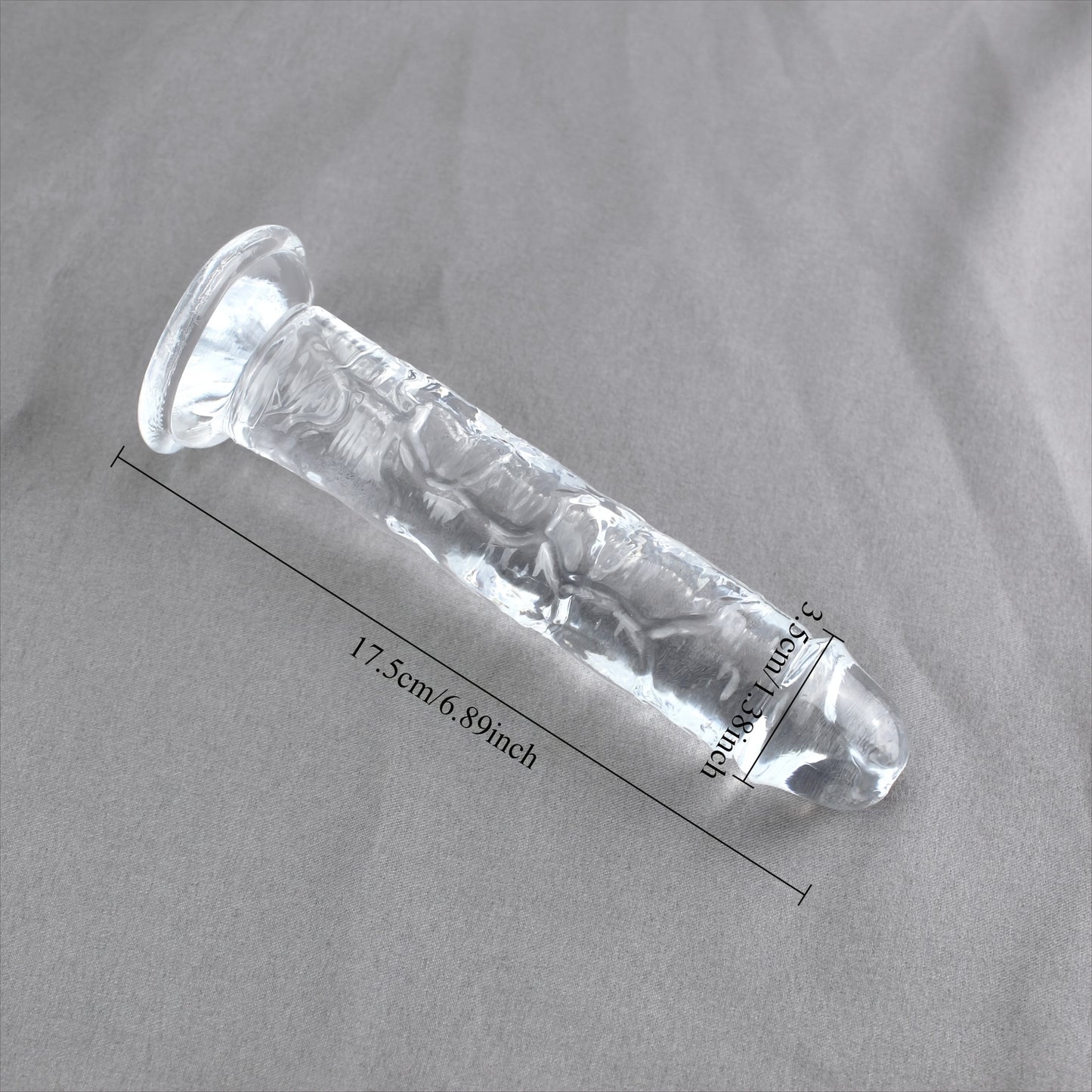 Dildo Realista Gelatina sem testículos