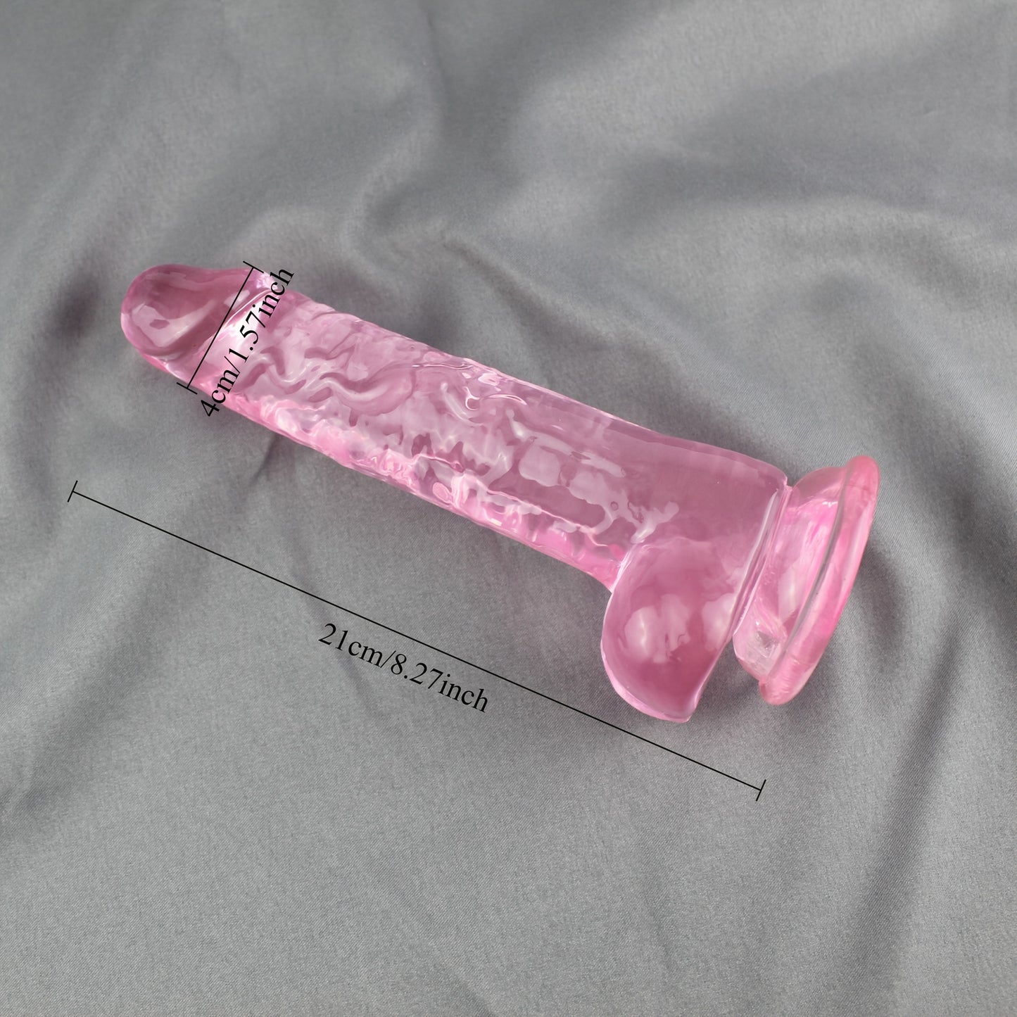 Dildo Realista Transparente