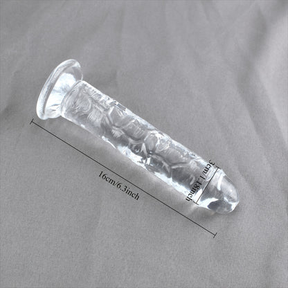 Dildo Realista Gelatina sem testículos