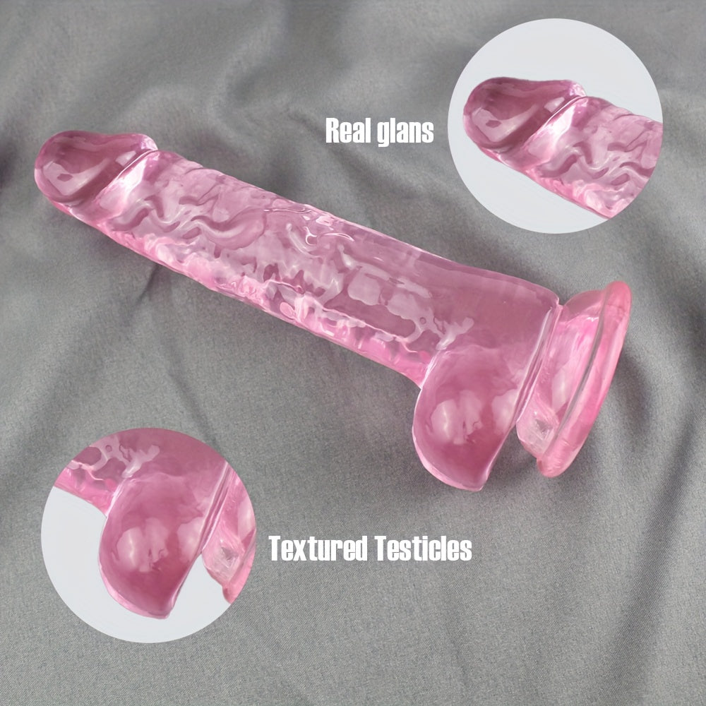 Dildo Realista Transparente