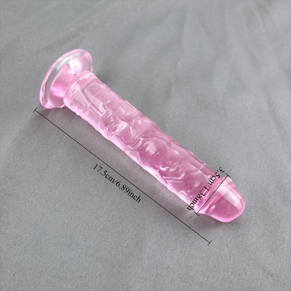 Dildo Realista Gelatina sem testículos