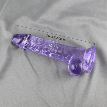 Dildo Realista Transparente